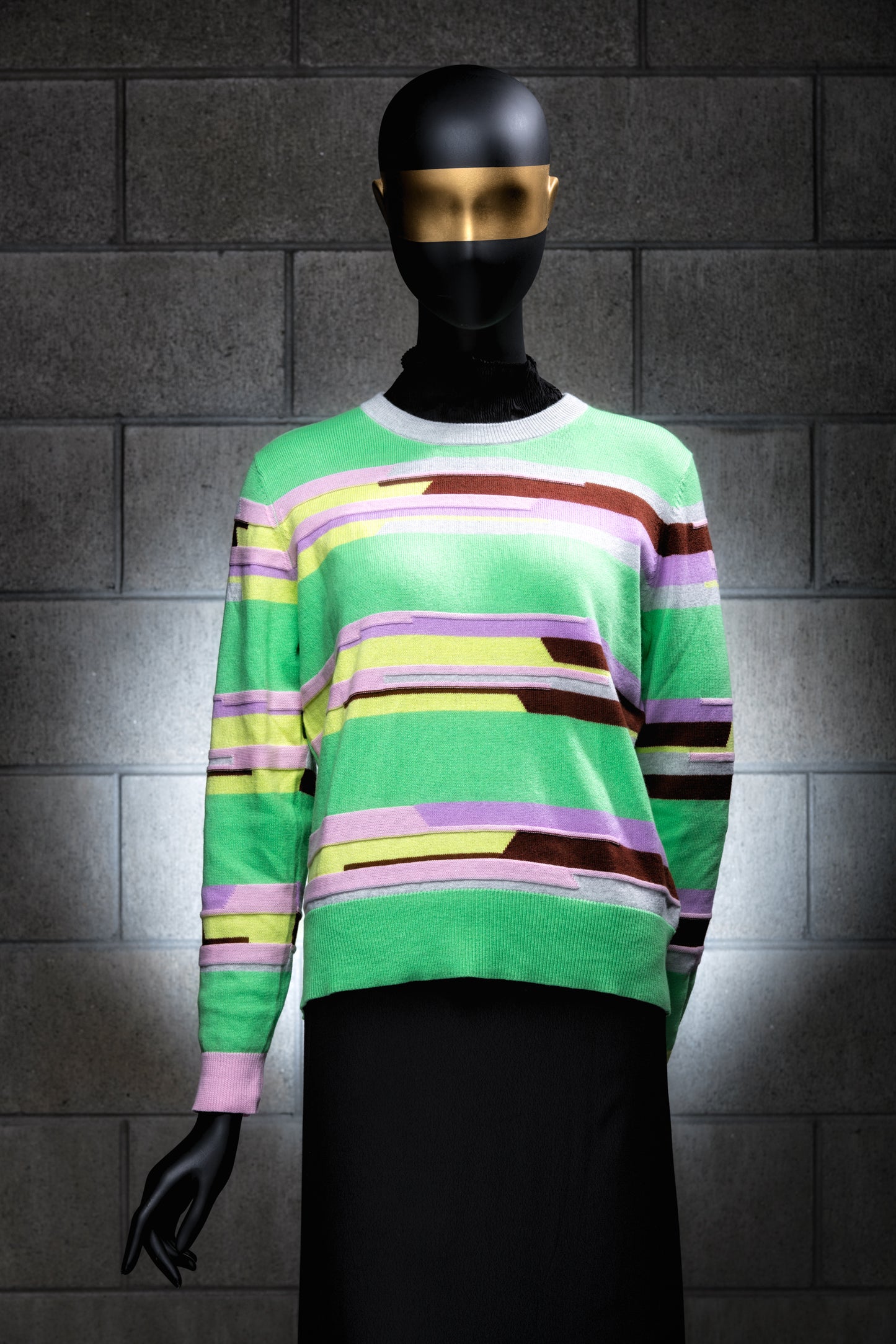 Stripe Pattern Jumper ZP5510