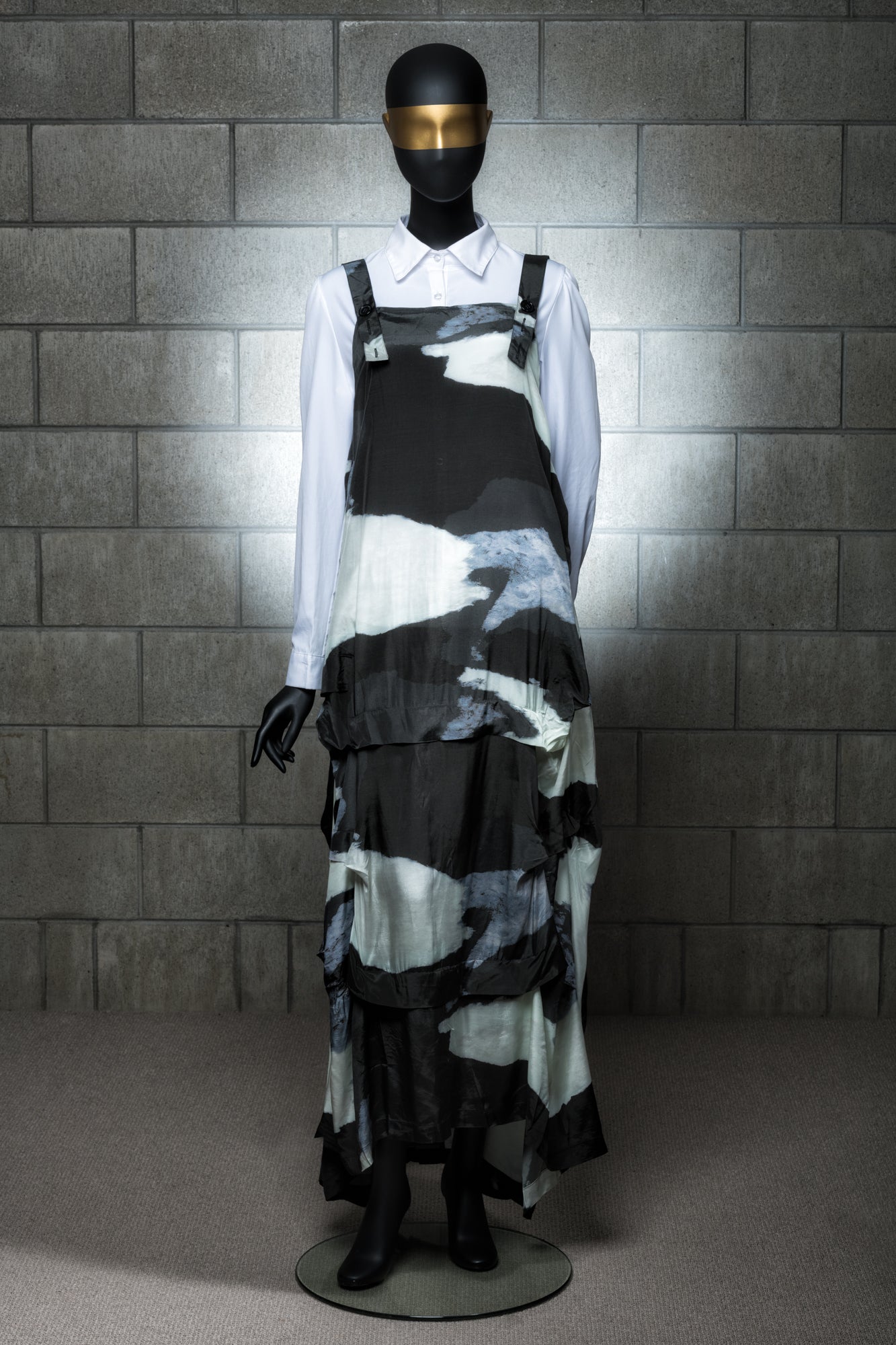 Valen Dress Glacier Print 6015
