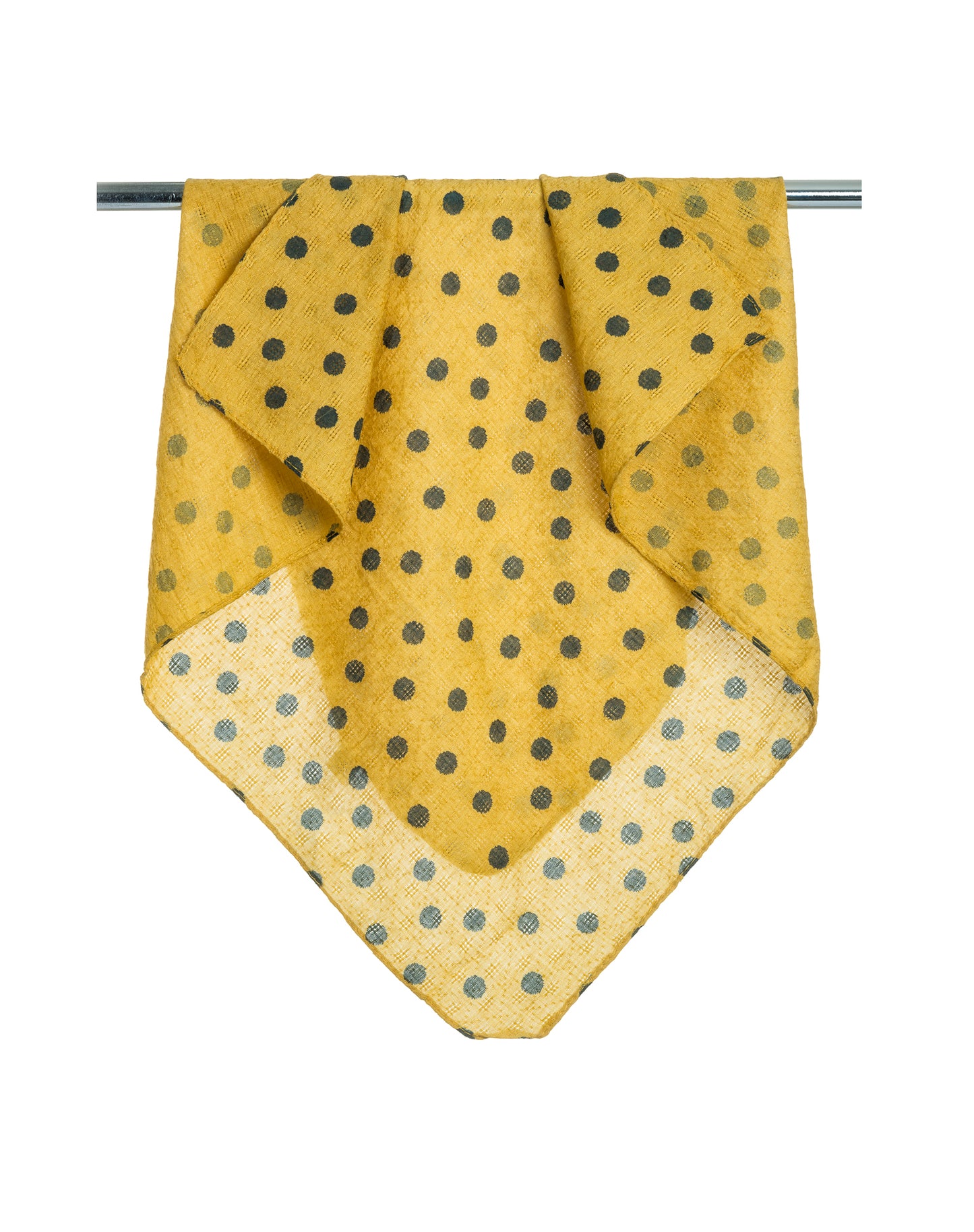 Scarf - Yellow Polka Dot