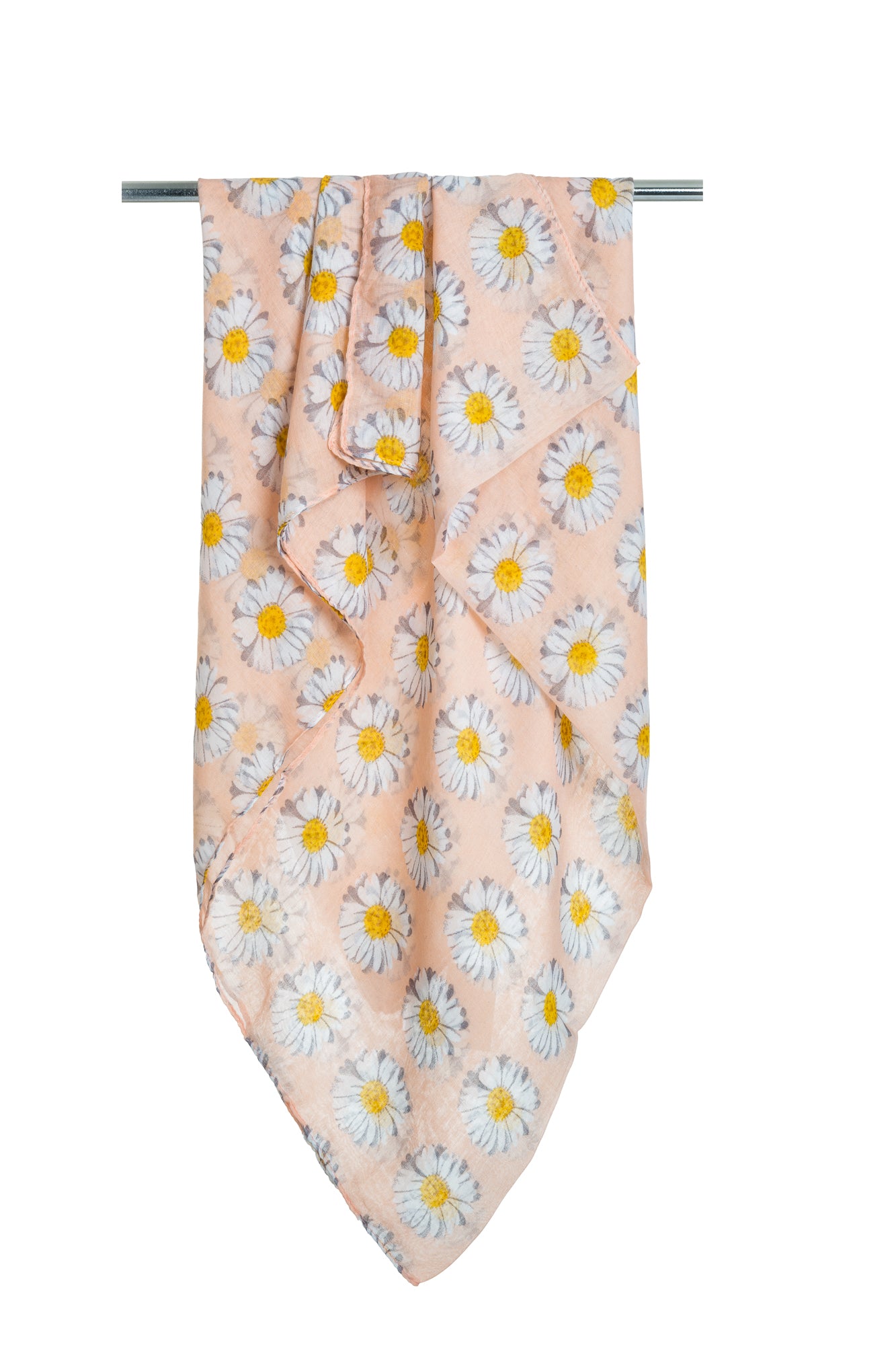 Scarf - Pink Daisy Print