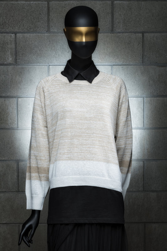 L & C Mouline Top Vanilla LC8868