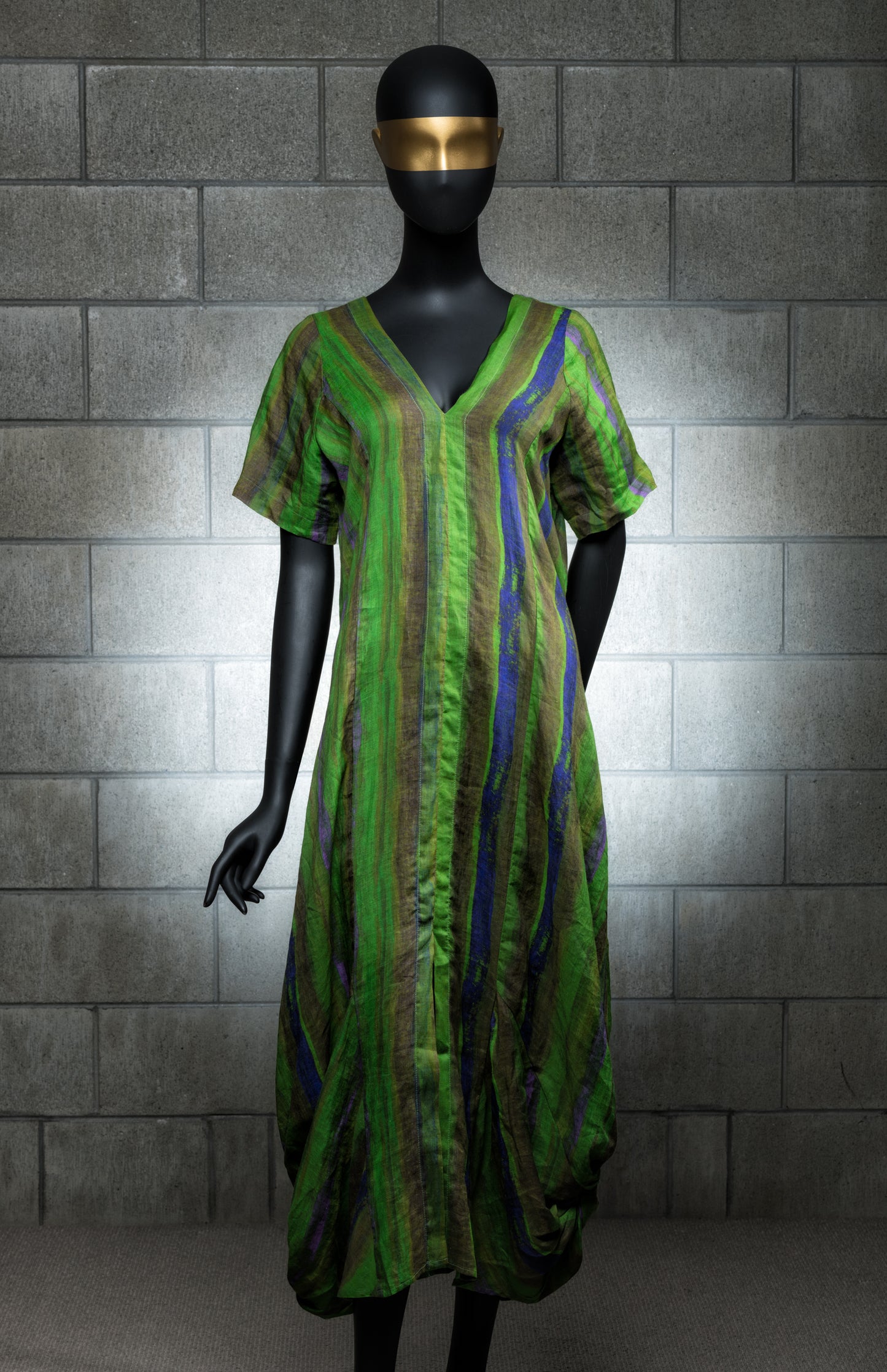 LD & C Painted Linen Dress