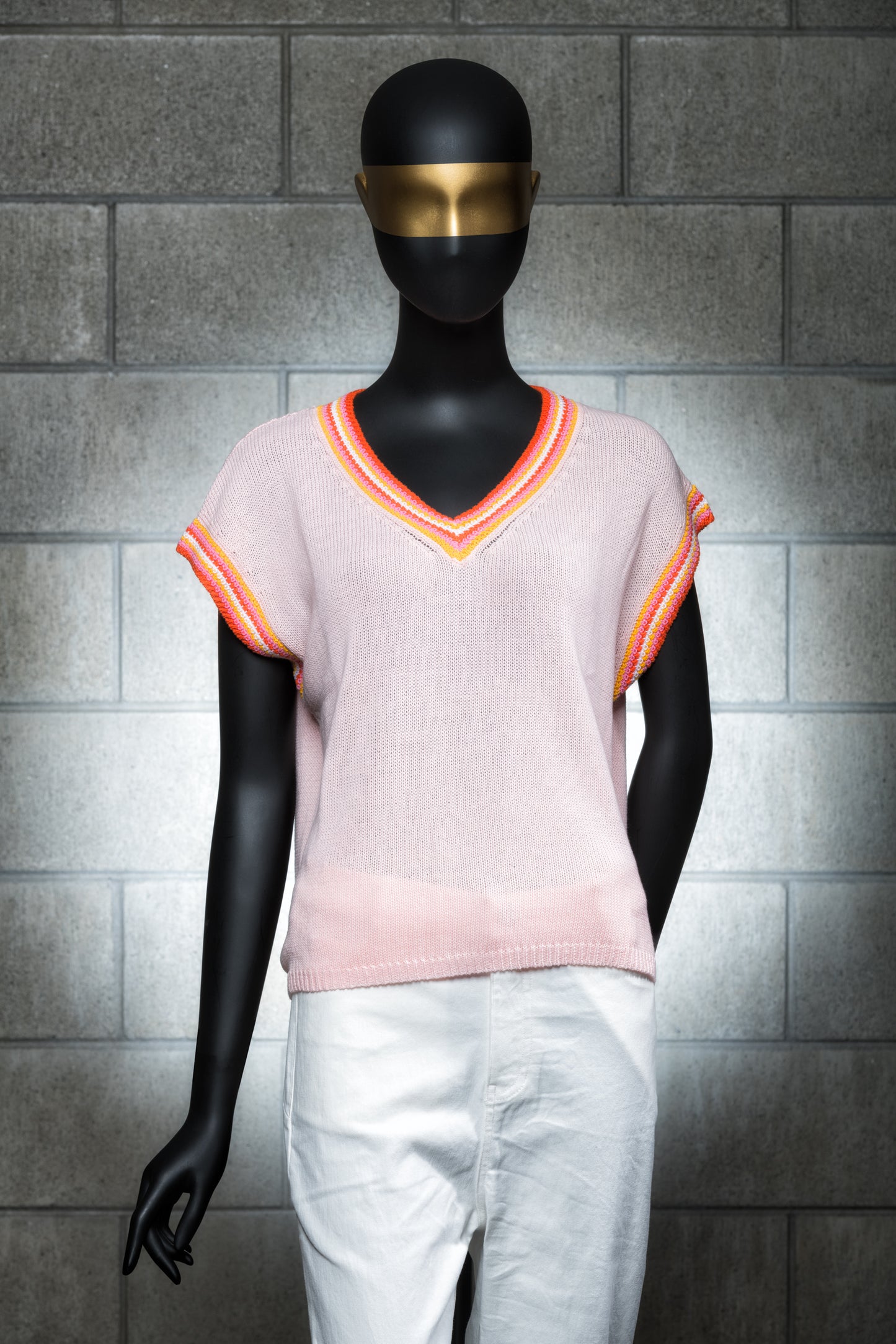 Z & P Stripe Trim Top