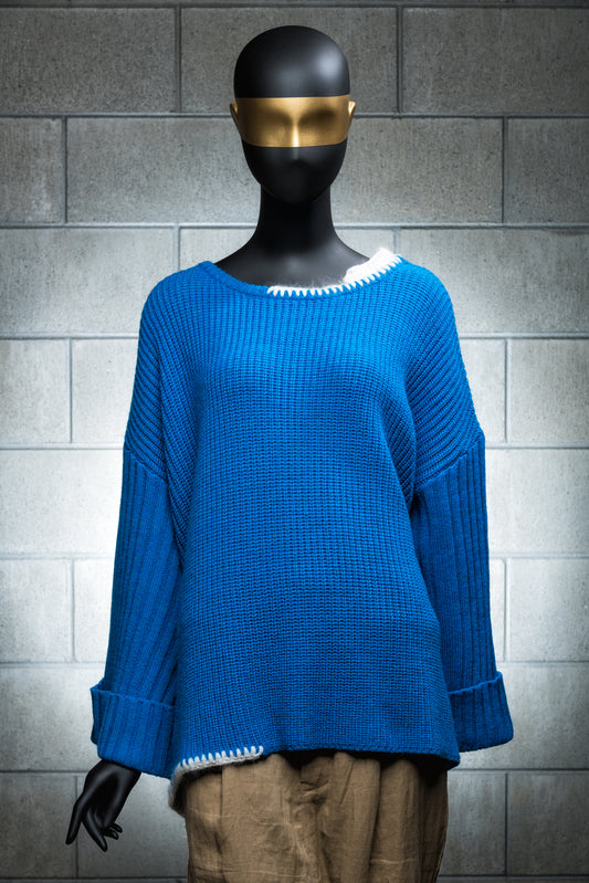 Moyuru Blue Pullover