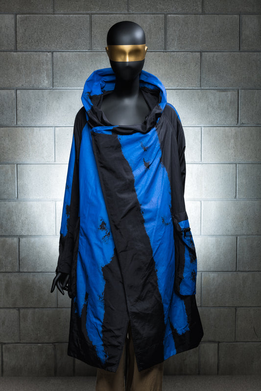 Moyuru Blue Combo Coat